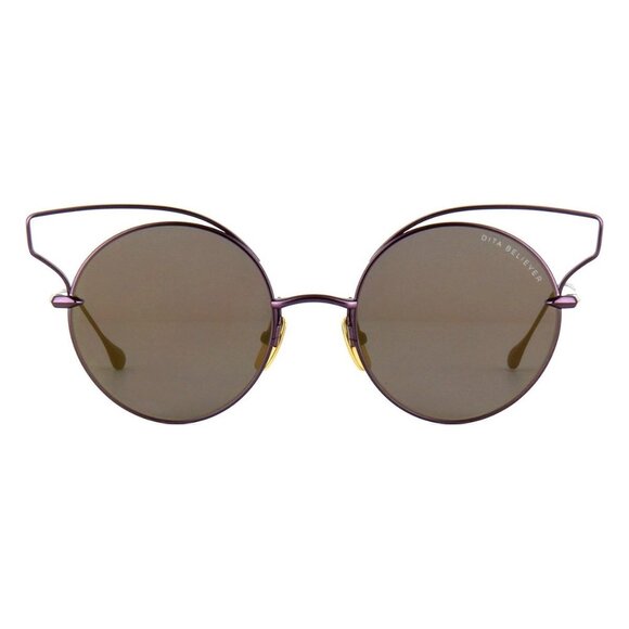 New DITA Believer Purple Round 23008 C Sunglasses Women - Picture 2 of 7